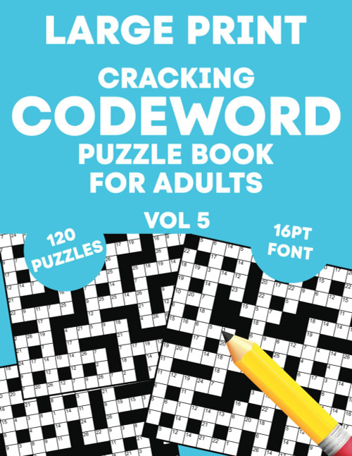 Cracking Codeword Puzzle Book for Adults