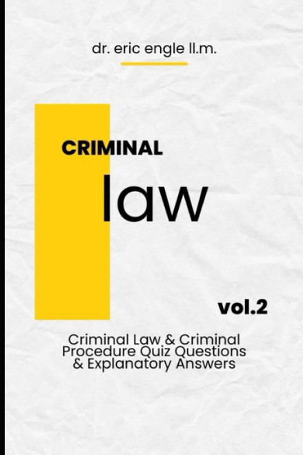 Criminal Law & Criminal Procedure