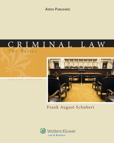 Criminal Law: The Basics