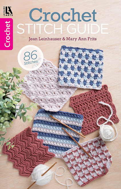 Crochet Stitch Guide-Handy Pocket Sized Guide Packed with 86 Beautiful