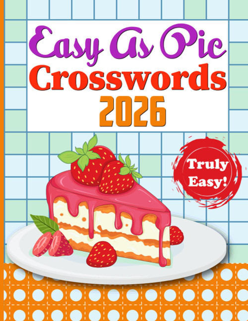 Crossword Puzzle Easy as Pie 2026 book for Adults