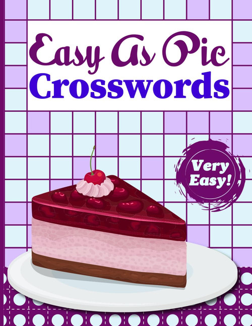 Crossword Puzzle Easy as Pie book for Adults