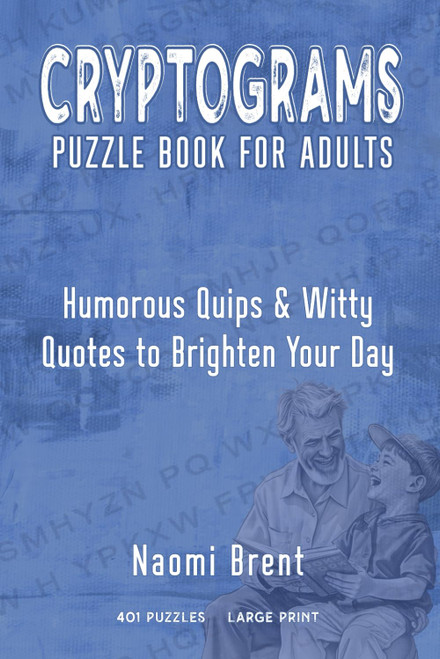 Cryptograms Puzzle Book for Adults