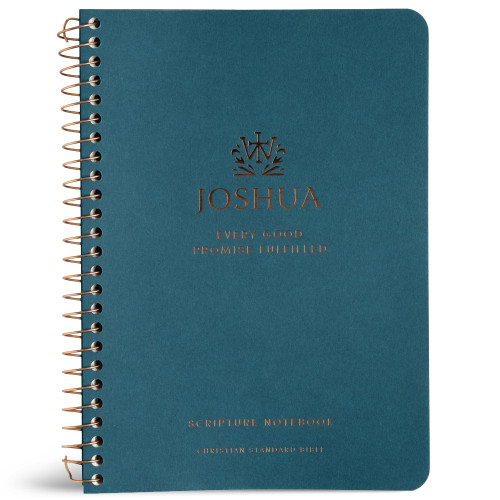 CSB Scripture Notebook, Joshua: Jen Wilkin Edition, Spiral-Bound, Black