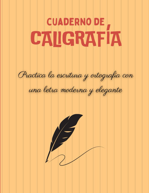 Cuaderno de caligrafía: Libro de caligrafía para adultos con letra moderna