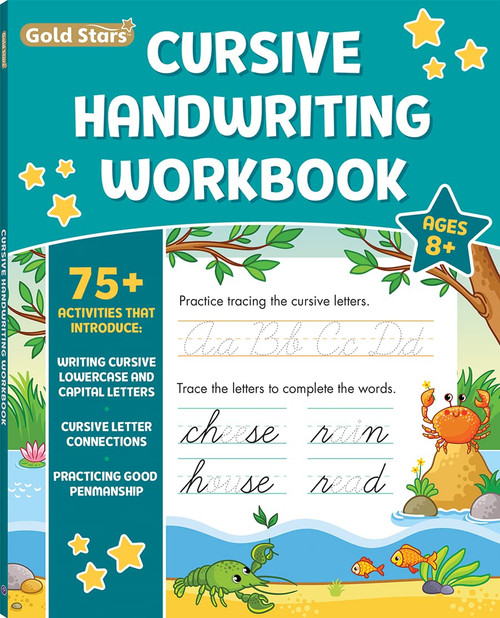 Cursive Handwriting Workbook for Kids Ages 8-12