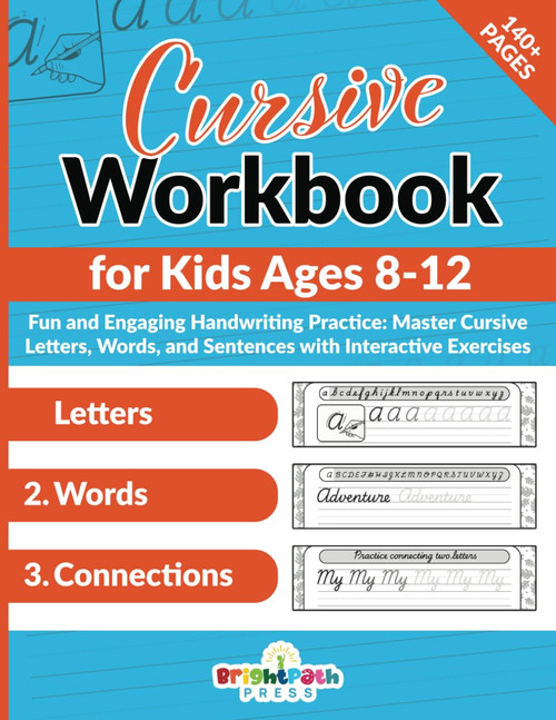 Cursive Workbook for Kids Ages 8-12