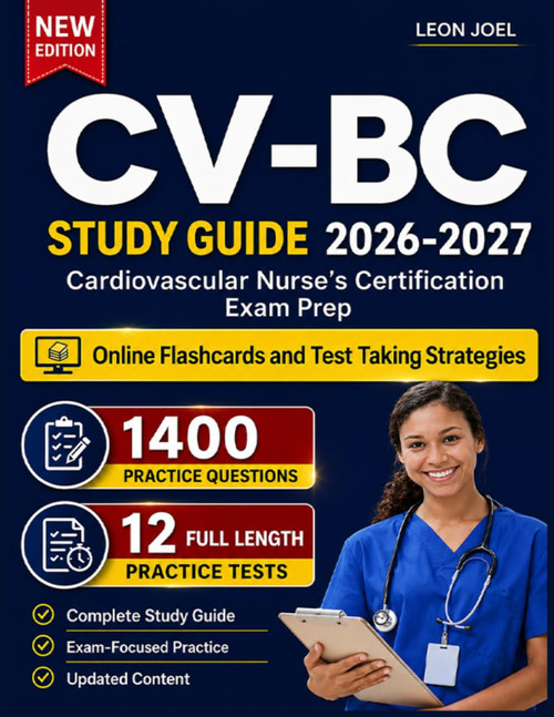 CV-BC Study Guide and Review with 1400 Practice Questions for the