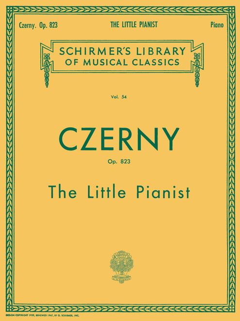 Czerny: The Little Pianist Op 823 Complete Piano Method