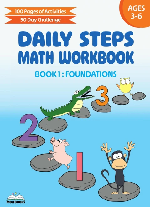 Daily Steps Math Workbook - Book 1
