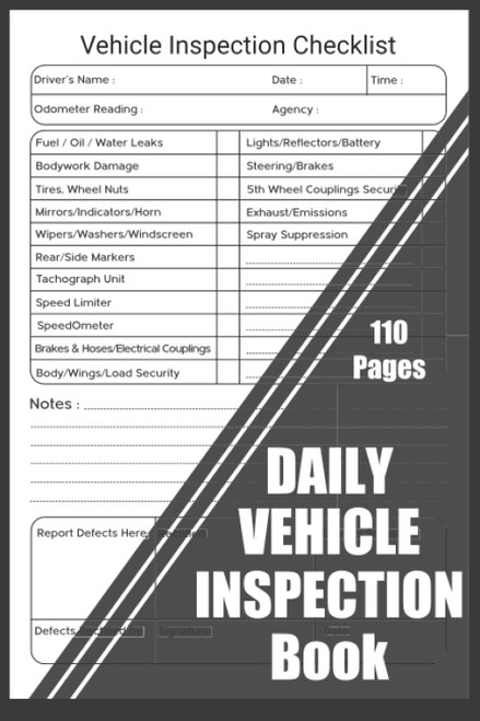 Daily Vehicle Inspection Report Book