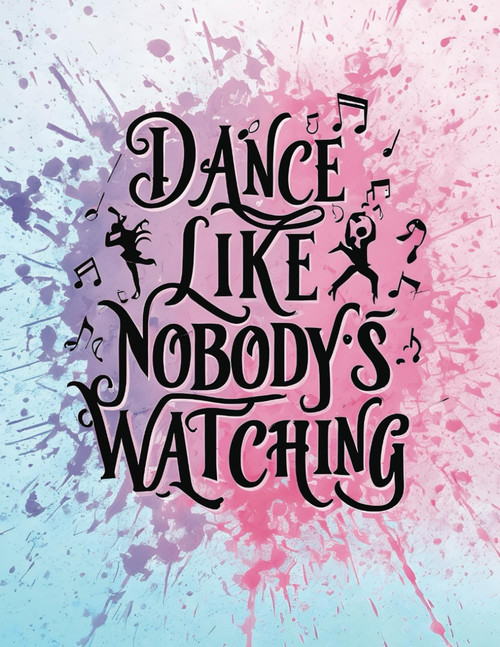 Dance Notebook: 8.5" x 11" Lined Notebook for dancers