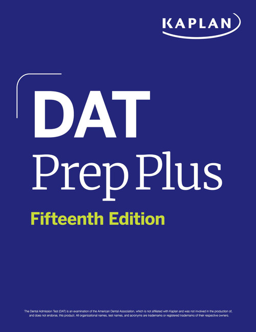 DAT Prep Plus, Fifteenth Edition (2026) Includes 12 Pages of Full Color