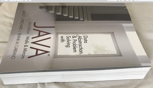 Data Abstraction and Problem Solving with Java: Walls and Mirrors
