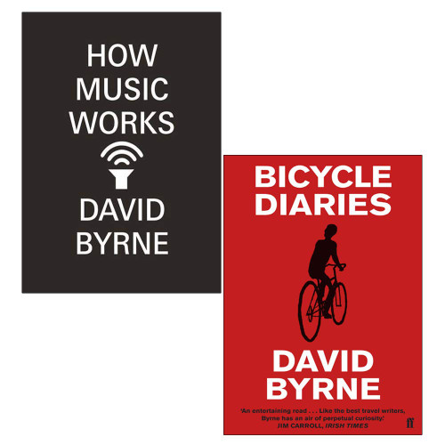 David Byrne 2 Books Collection Set (How Music Works, Bicycle Diaries)