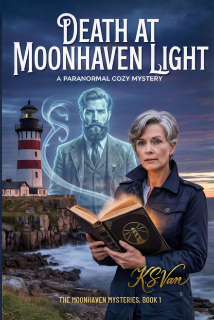 Death at Moonhaven Light: A Retired Detective Paranormal Cozy Mystery