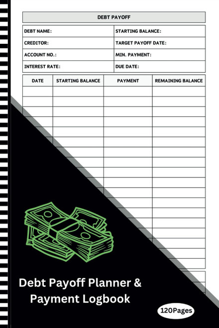 Debt Payoff Planner & Payment Logbook