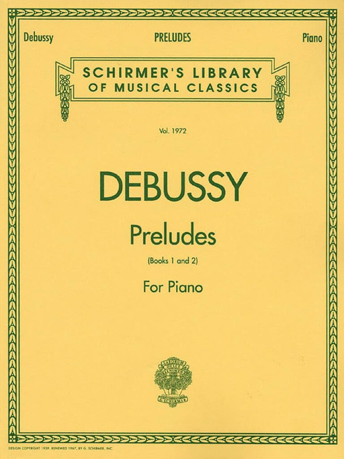 Debussy: Preludes Books 1 and 2 | Piano Solo Sheet Music Collection from