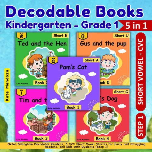 Decodable Books Kindergarten - Grade 1