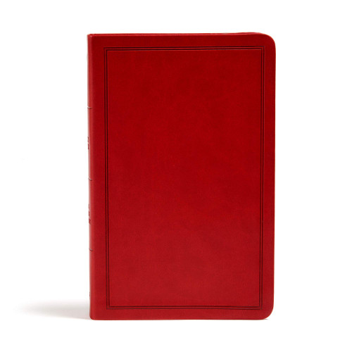 Deluxe Gift Bible, Burgundy – LeatherTouch, Red Letter (KJV)