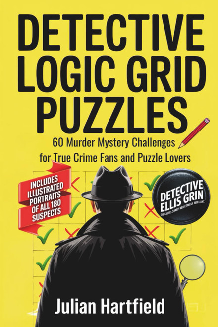 Detective Logic Grid Puzzles: 60 Murder Mystery Challenges for True Crime