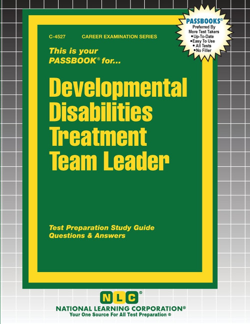 Developmental Disabilities Treatment Team Leader (Career Examination)