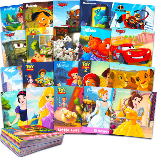 Disney Story Books Collection Set for Toddlers, Kids 3-5