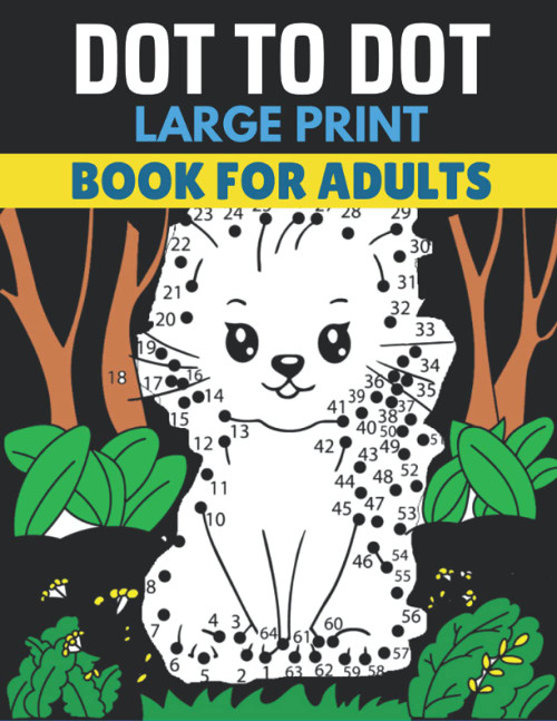 Dot To Dot Large Print Book For Adult