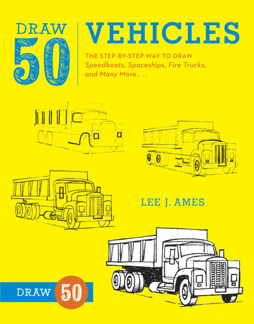 Draw 50 Vehicles: The Step-by-Step Way to Draw Speedboats