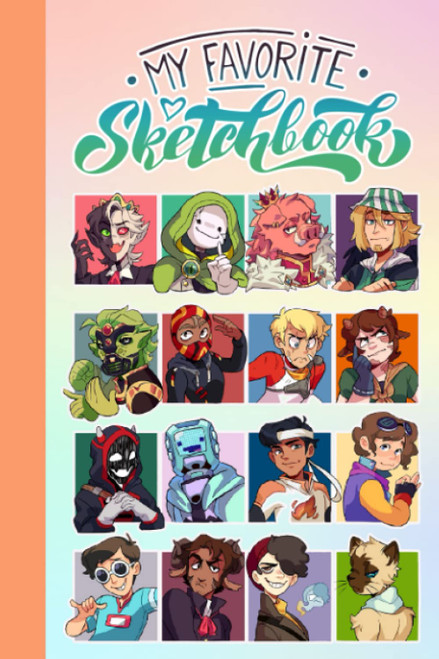 Dream SMP Sketch Book DSMP for Fan Boys Girls Teens Kids