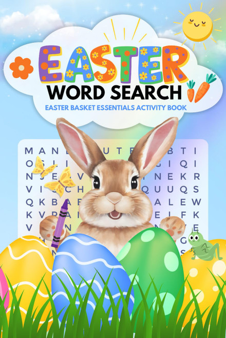 Easter Basket Essentials Activity Book: Word Search for Kids Ages 8-12