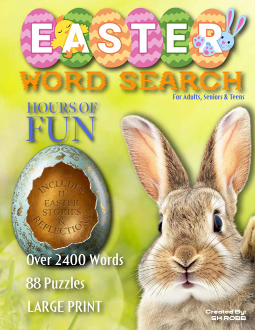 Easter Word Search: Large Print Word Search for Adults