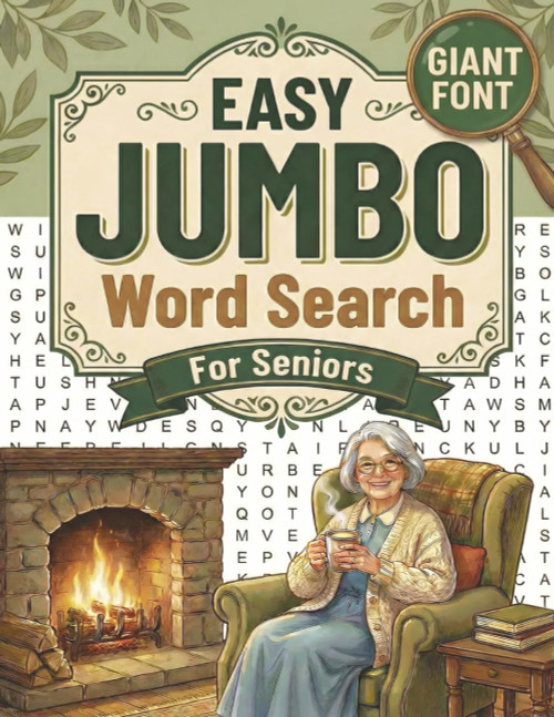 Easy Jumbo Word Search for Seniors: Extra Large Print Word Puzzles