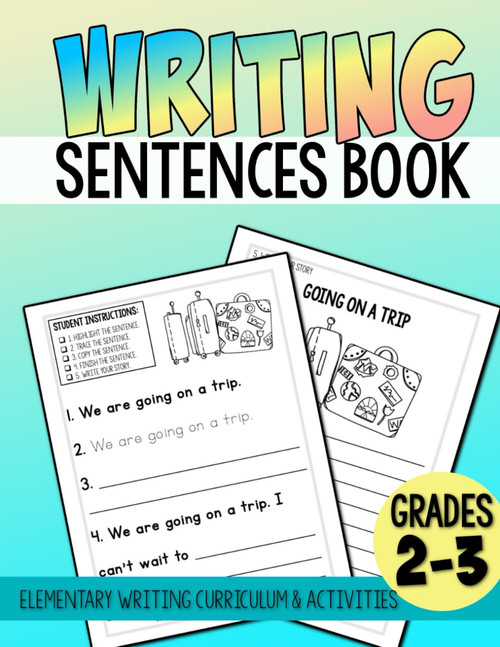 Elementary Writing Activities, Writing Sentences Book
