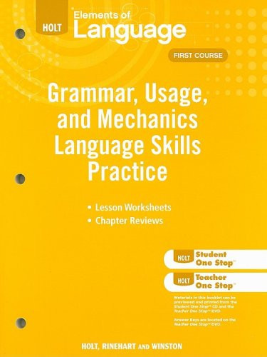Elements of Language, Grade 7 Grammar, Usage, and Mechanics Language