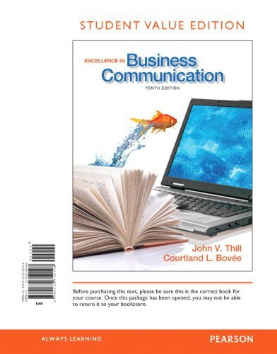 Excellence In Business Communication