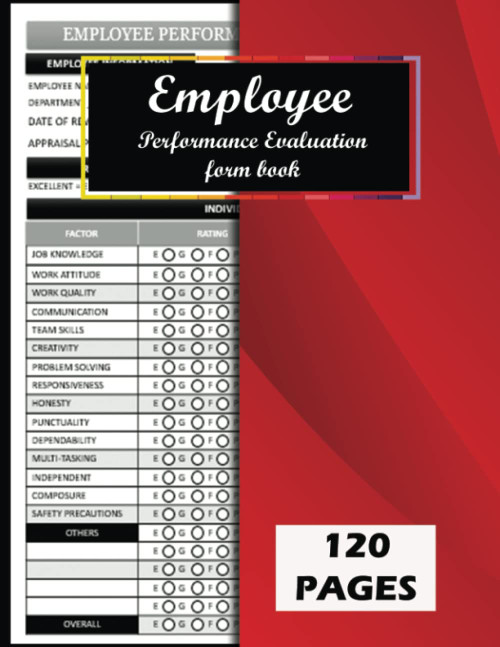 Employee Performance Evaluation Form Book