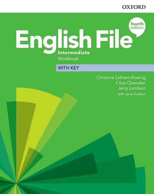 English file intermediate; workbook with key
