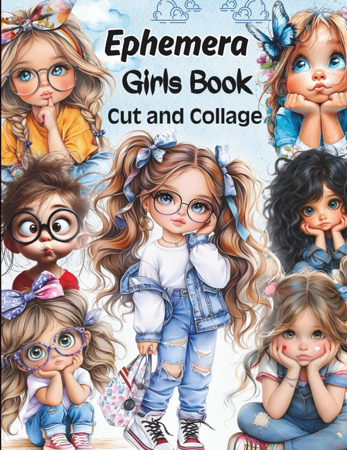 Ephemera Girls Vintage Collage For Art Journaling And scrapbooking