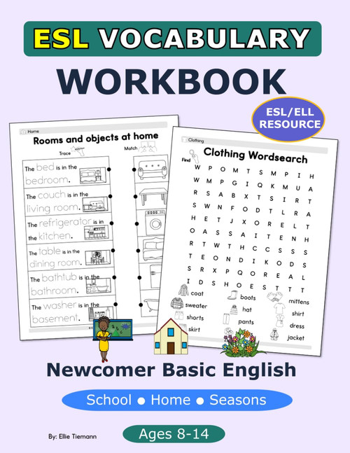 ESL Vocabulary Workbook: Newcomer Basic English