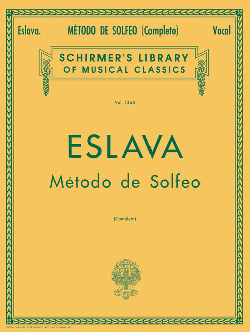 Eslava: Método de Solfeo Complete Volume 1366