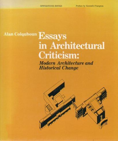 Essays in architectural criticism