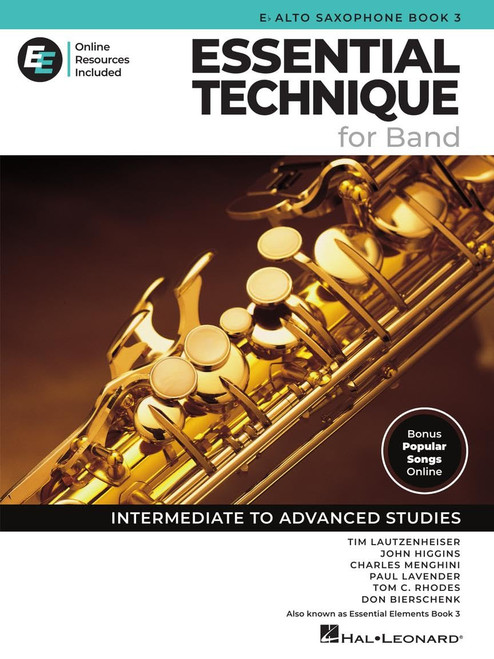 Essential Technique for Band - Eb Alto Saxophone Book 3 with EEi Access