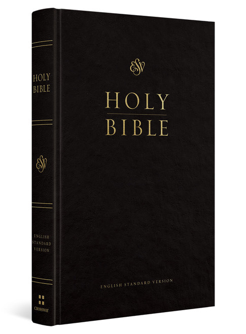 ESV Church Bible, Large Print, Red Letter (Hardcover, Black)