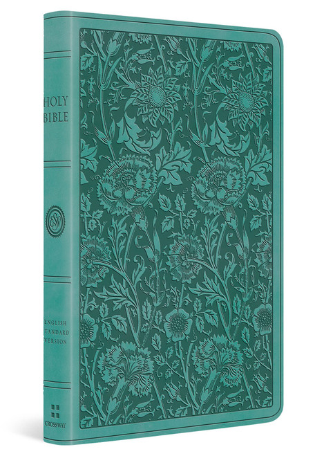 ESV Premium Gift Bible (TruTone, Teal, Floral Design) Holy Bible, English