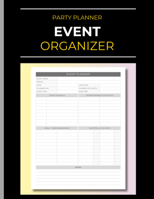 Event Organizer & Party Planner: Event Management & Planning | Log Book: