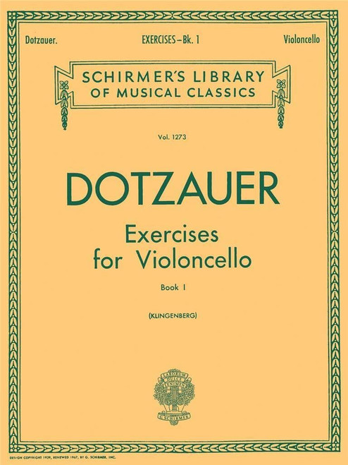 Exercises for Violoncello - Book 1