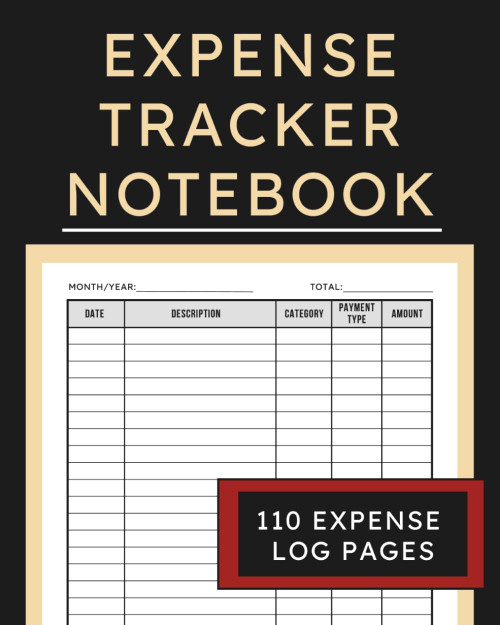 Expense Tracker Notebook: A Daily Spending Log Book to Organize