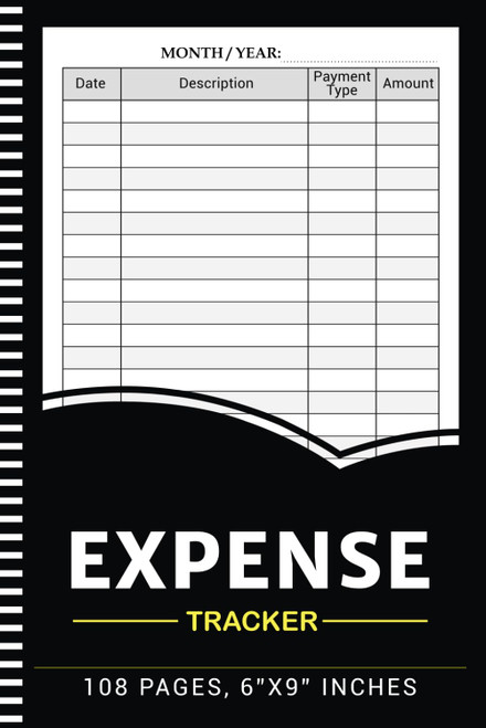 Expense Tracker Notebook: Daily Spending Tracker Bill Organizer Log Book