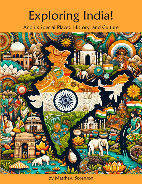 Exploring India Workbook For Curious Kids: A Fun